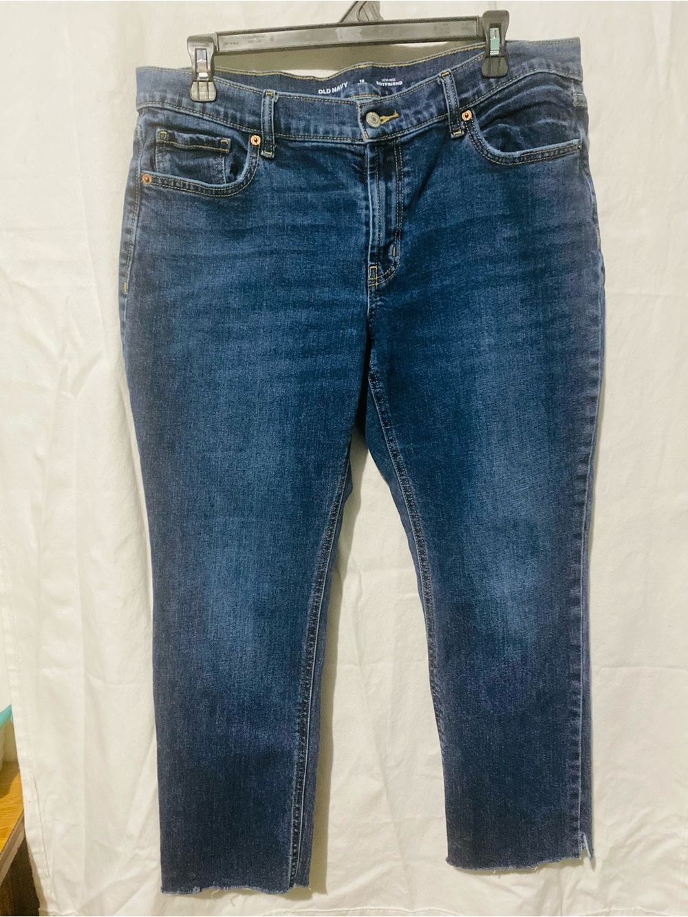 Old Navy Dark Blue Ankle Women's Jeans